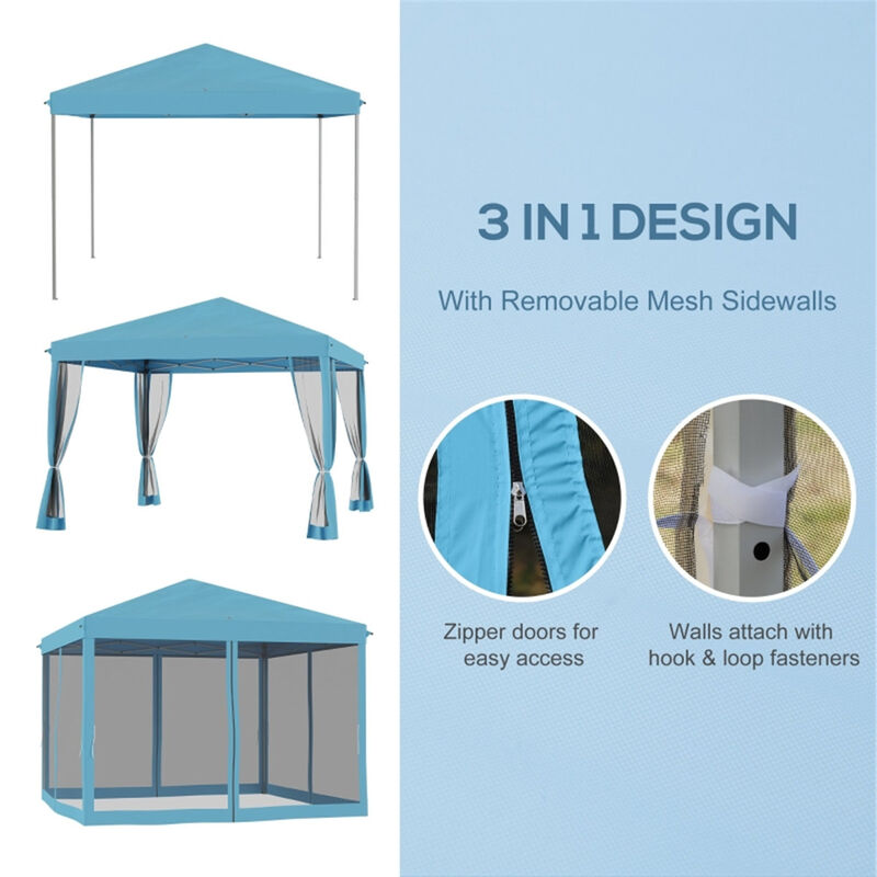 Pop Up Canopy Tent for Outdoor Parties Events and Gatherings