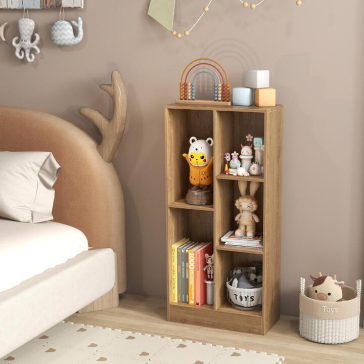 41 Inches 5-Cube Floor Bookcase with 2 Anti-Tipping Kits