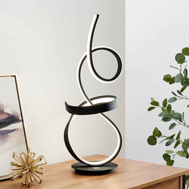 Amsterdam Table Lamp Gold Metal Dimmable Integrated LED