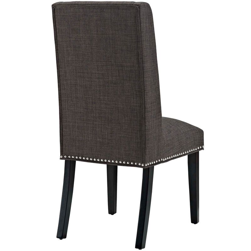 Baron Dining Chair Fabric Set of 4-Benzara