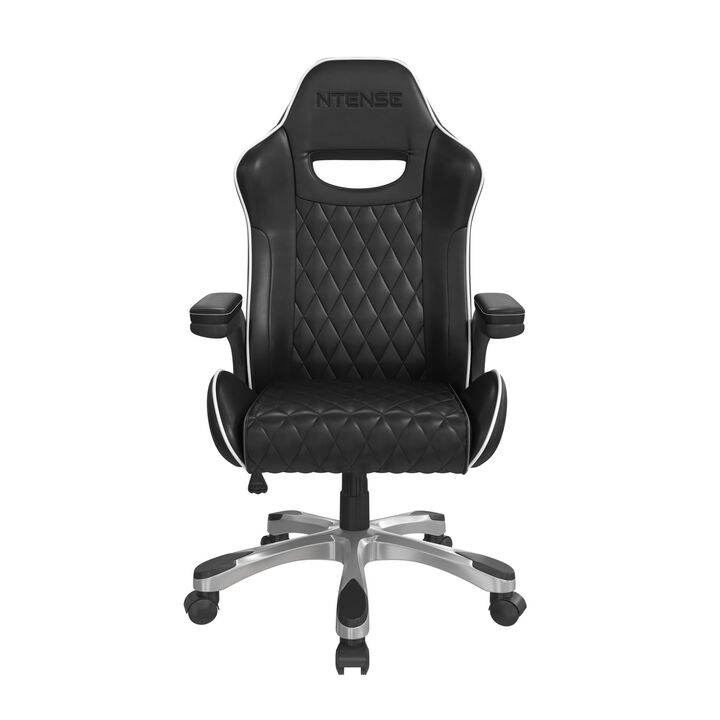 Galaxy Gaming and Office Chair, Black Faux Leather