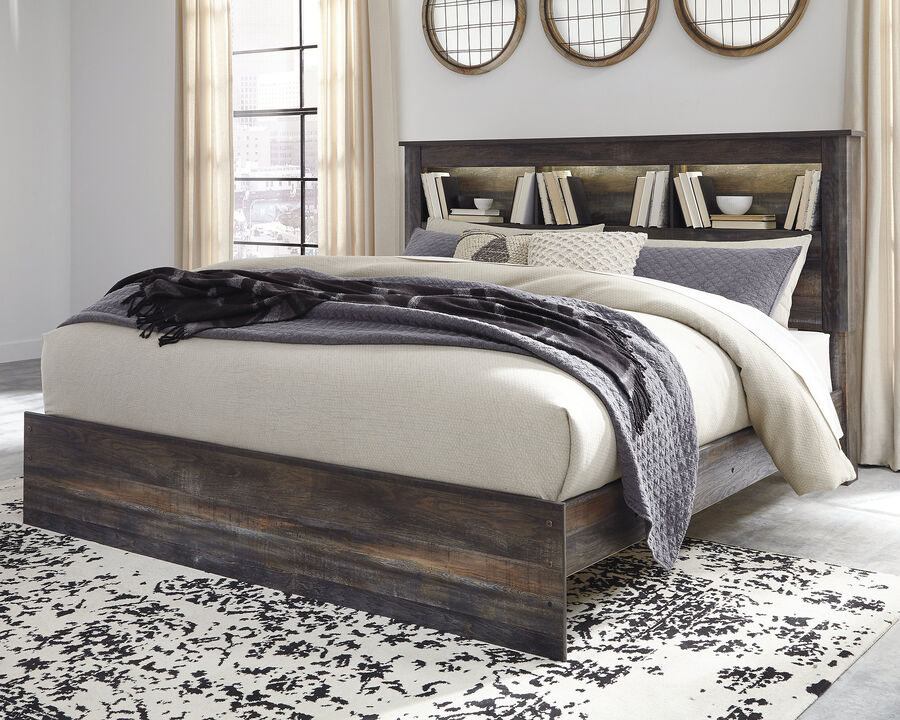 Drystan King Bookcase Bed