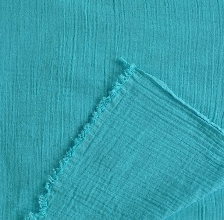 Textile Muslin Striped Cotton Full Coverlet