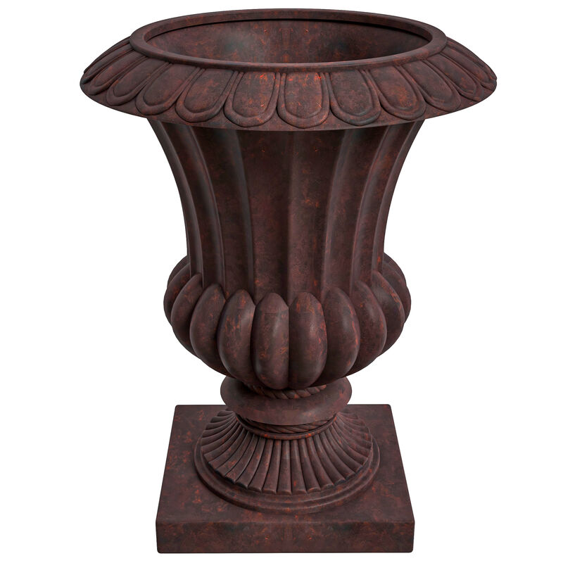 LeisureMod Lotus Series Fiberstone and MgO Clay Urn Planter