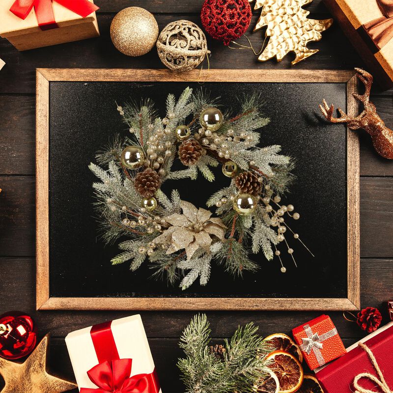 Christmas Wreath 20 Inch Christmas Door Decorations Wreath