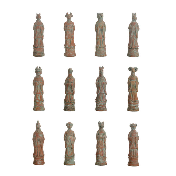 Set of 12 Zodiac Animal Figurines