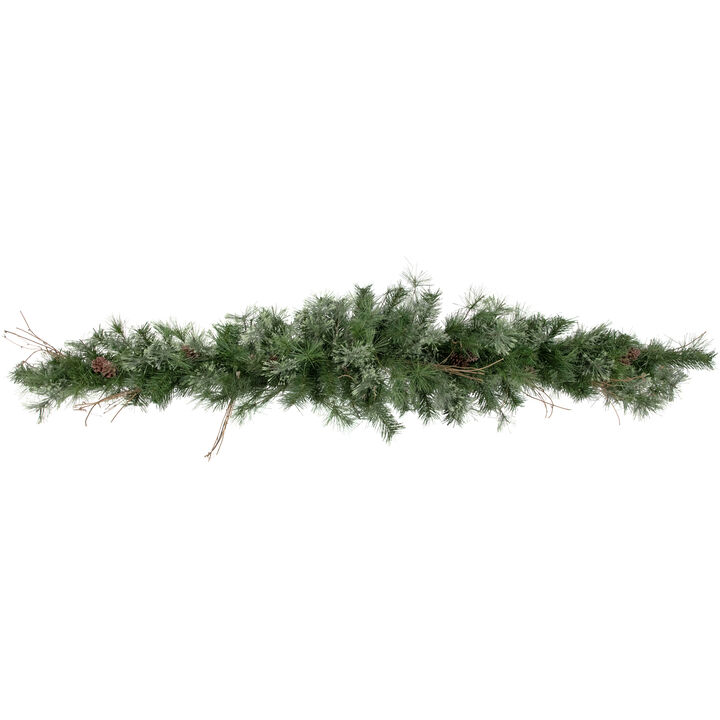 6' x 9" Country Mixed Pine Artificial Christmas Garland - Unlit