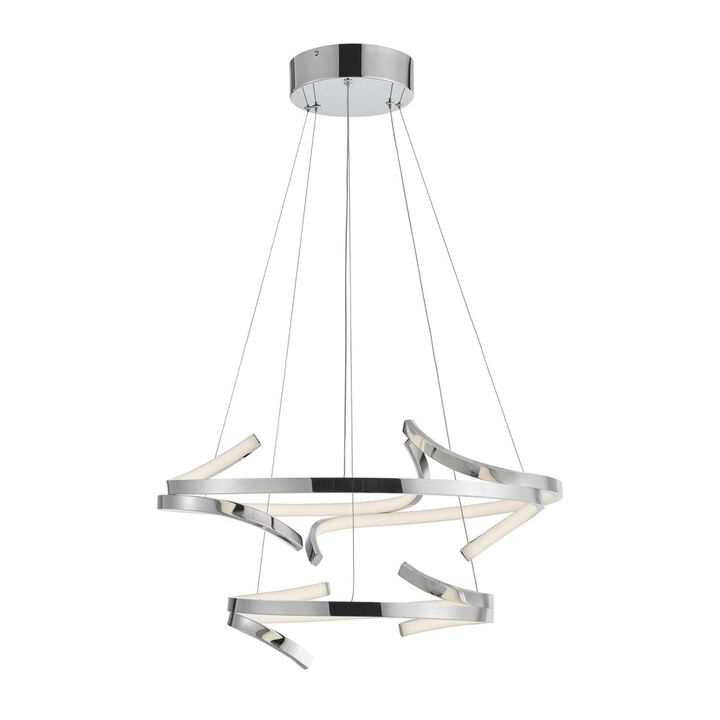 Beijing Chandelier Chrome Metal Integrated LED Dimmable