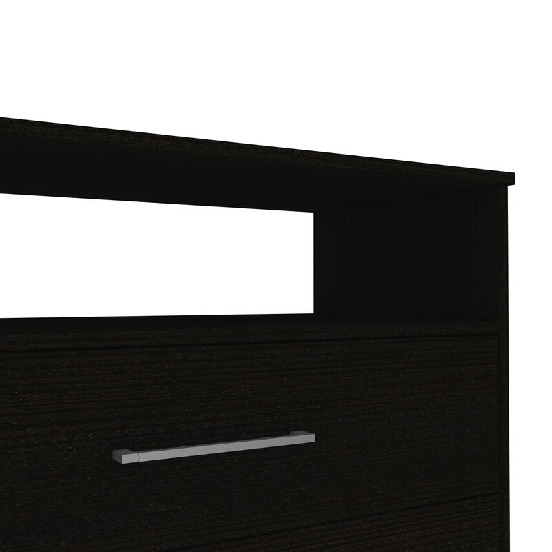 DEPOT E-SHOP Kairo Dresser, Four Drawers, One Shelf, Superior Top, White