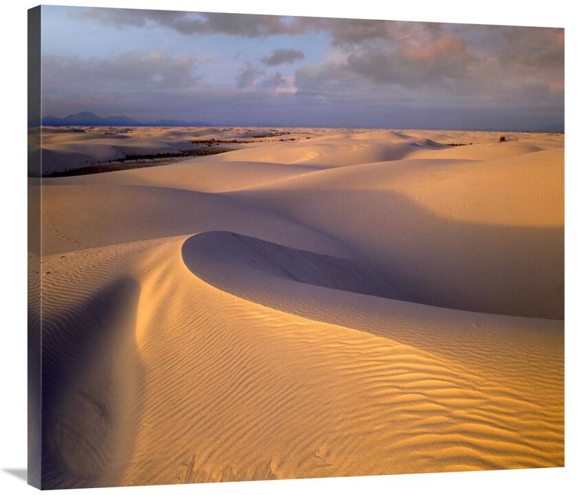 Sand dunes, White Sands National Monument, New Mexico-Canvas Art-36x32.04