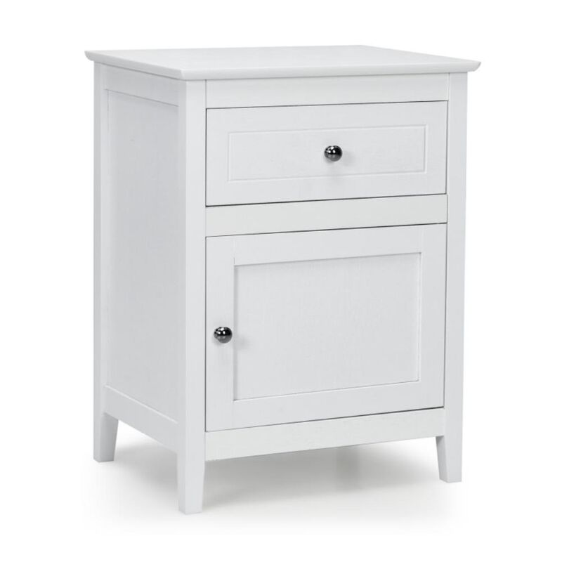 Hivvago 2-Tier Accent Table with Spacious Tabletop