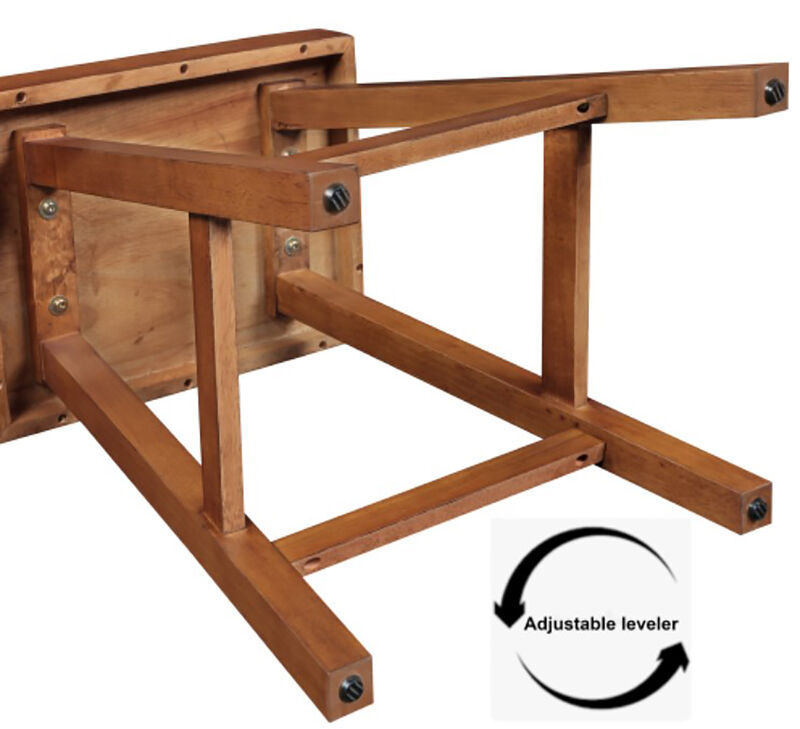 Jackson 24 in. Backless Wood Bar Stool