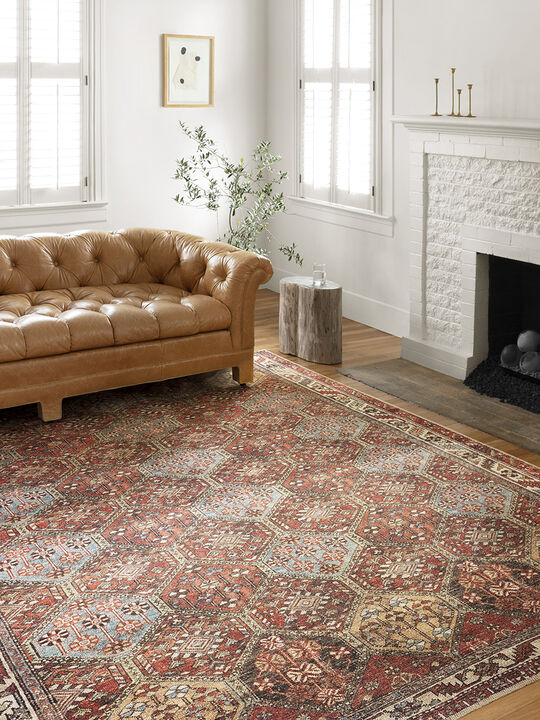 Loren LQ16 Spice/Multi 3'6" x 5'6" Rug