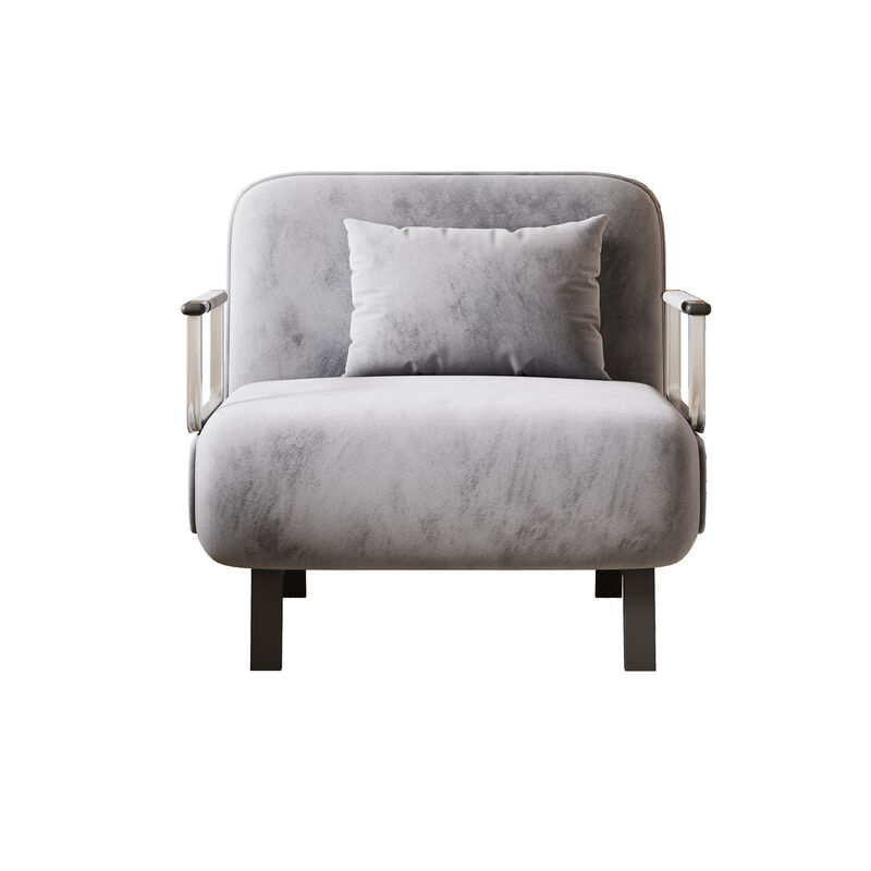 Merax Leisure Chaise Lounge Convertible Sofa Chair