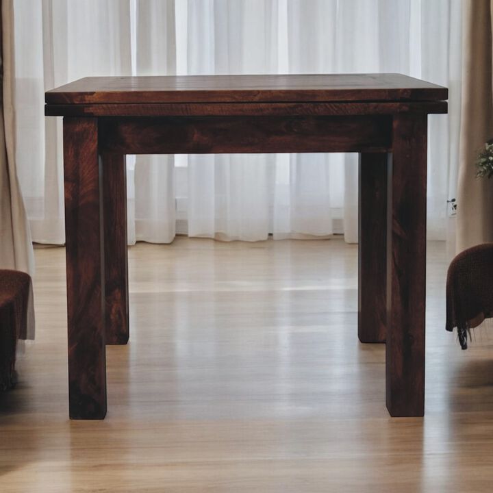Artisan Furniture Solid Wood California Walnut Extendable Butterfly Dining Table