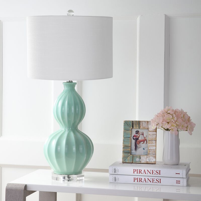 Faye Glass LED Table Lamp