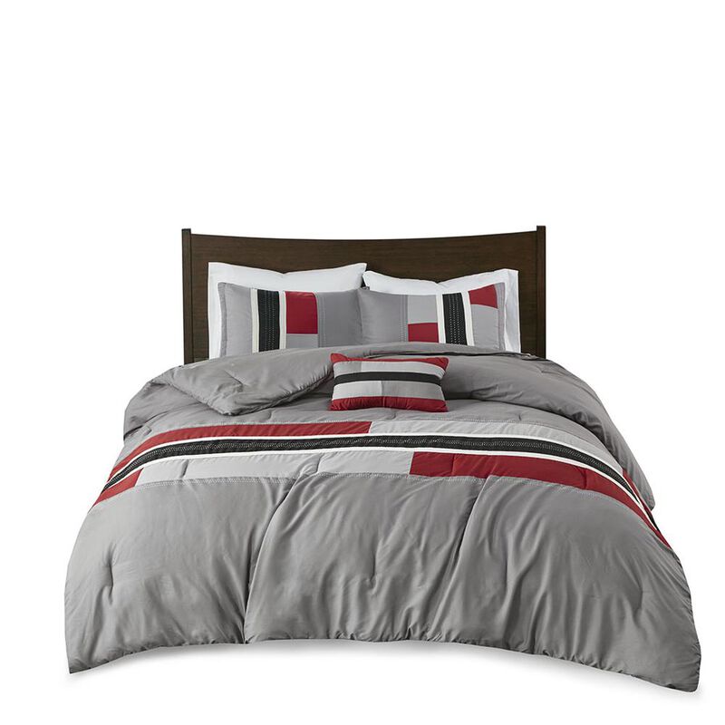 Belen Kox Urban Stripes Printed Comforter Set by Belen Kox, Belen Kox