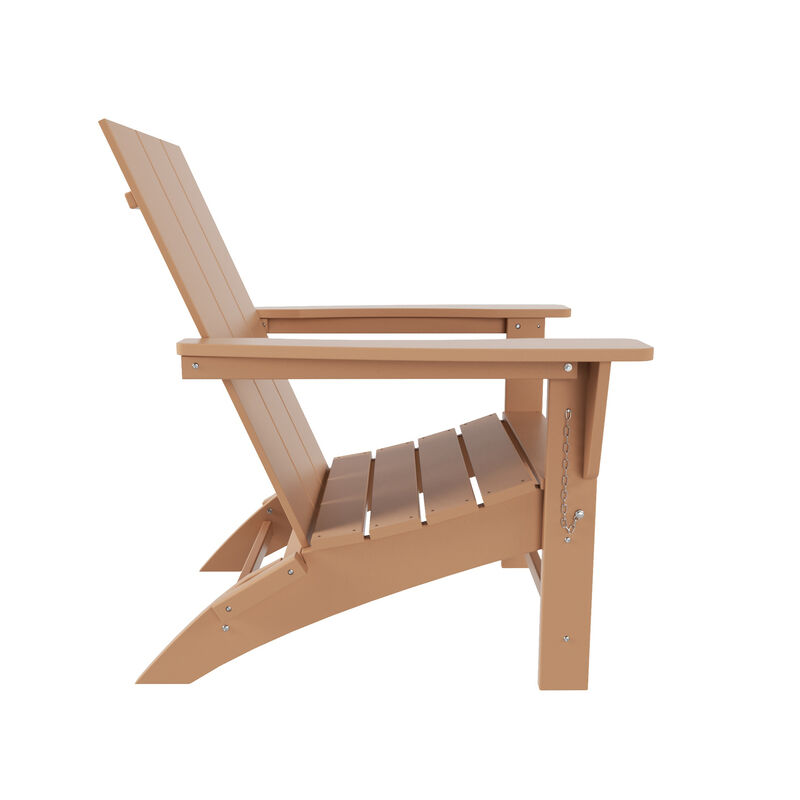 WestinTrends Modern Folding Adirondack Chair