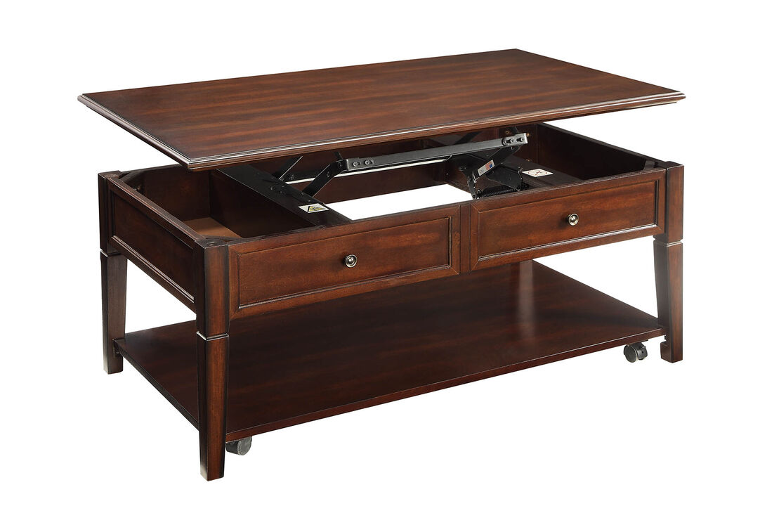 ACME Malachi Coffee Table w/Lift Top, Walnut