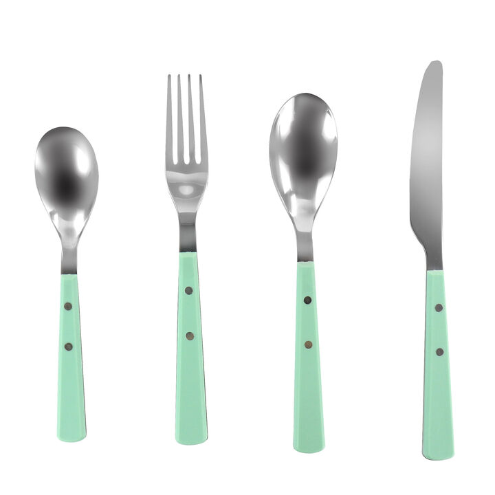 Martha Stewart Garden Cottage Stainless Steel 16 Piece Flatware Set