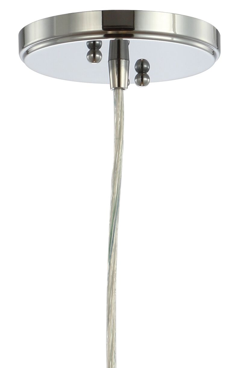 Wyatt Adjustable Drop Pharmacy Metal/Glass LED Pendant