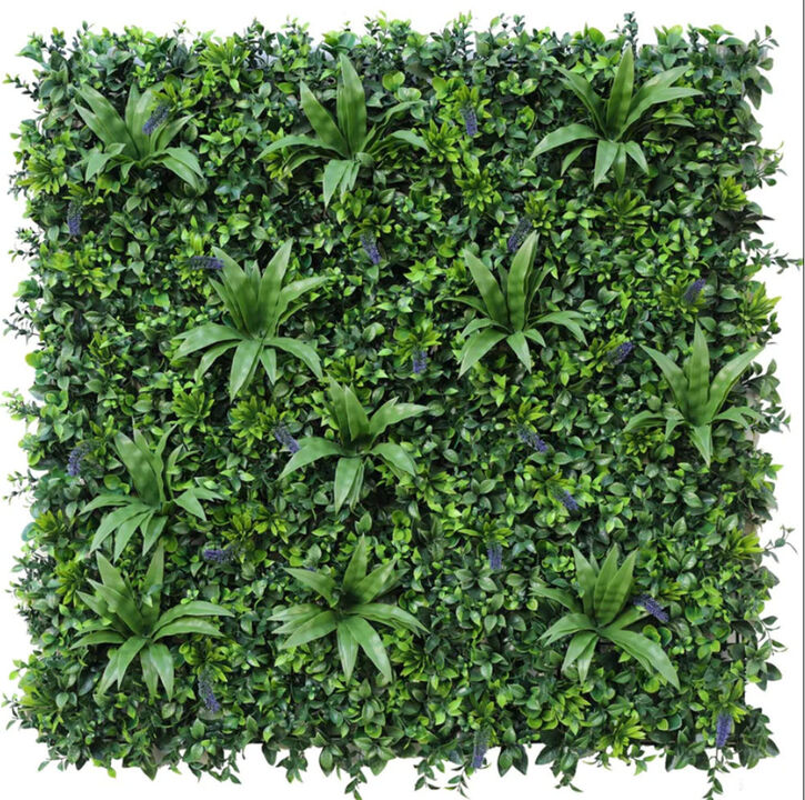 Luxury Lavender Fields Artificial Green Wall 40" x 40" 11SQFT Commercial Grade UV Resistant