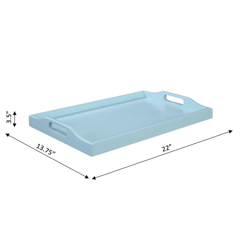 Convenience Concepts Designs2Go Serving Tray, Sea Foam