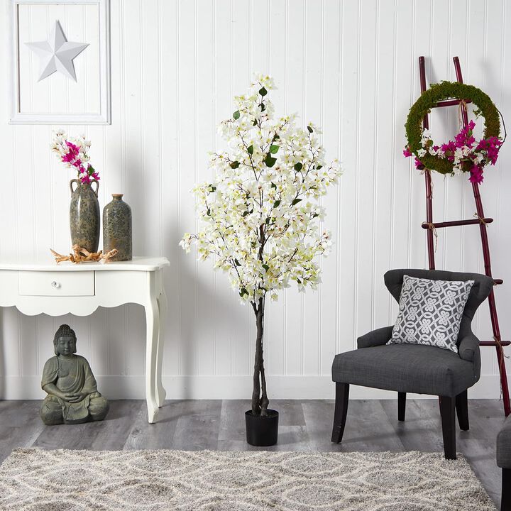 Hivvago 5 Feet Bougainvillea Artificial Tree