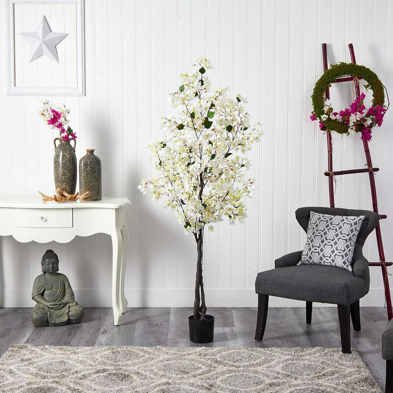 Hivvago 5 Feet Bougainvillea Artificial Tree