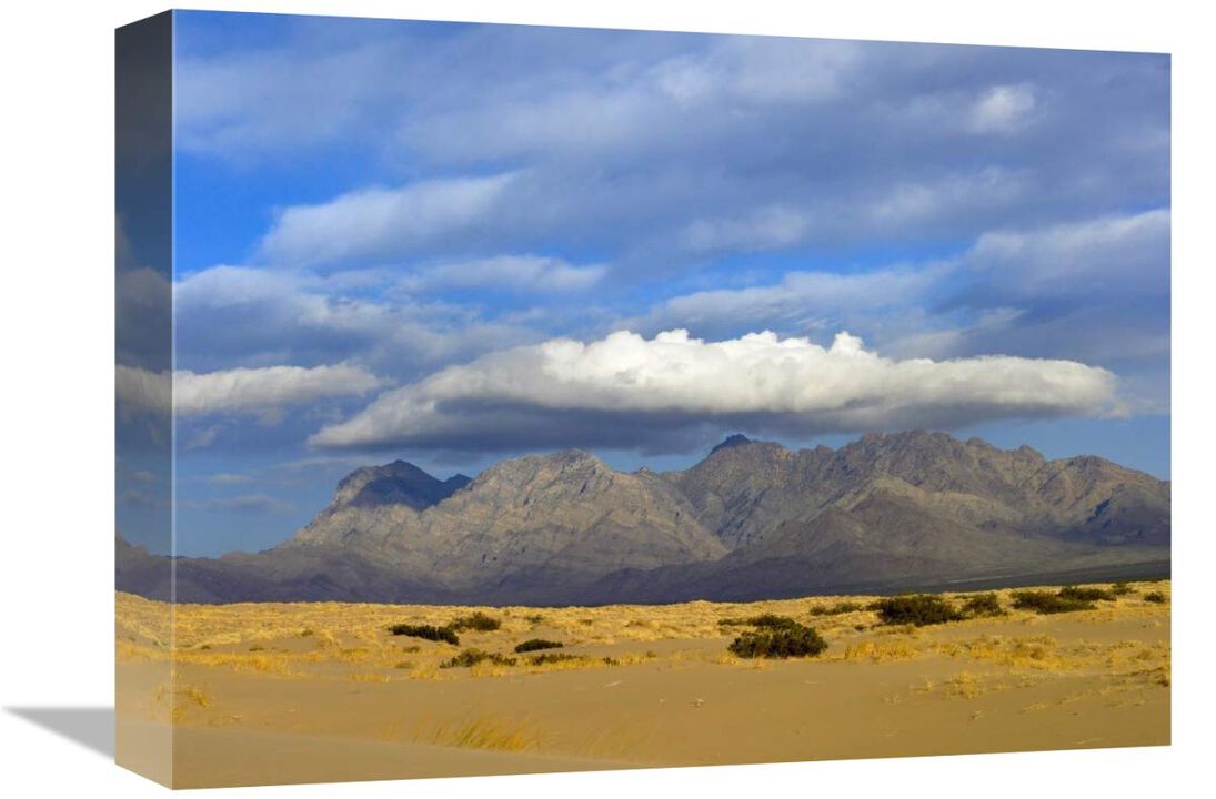 Providence Mountains, Kelso Dunes, Mojave National Preserve, California-Canvas Art-16x12