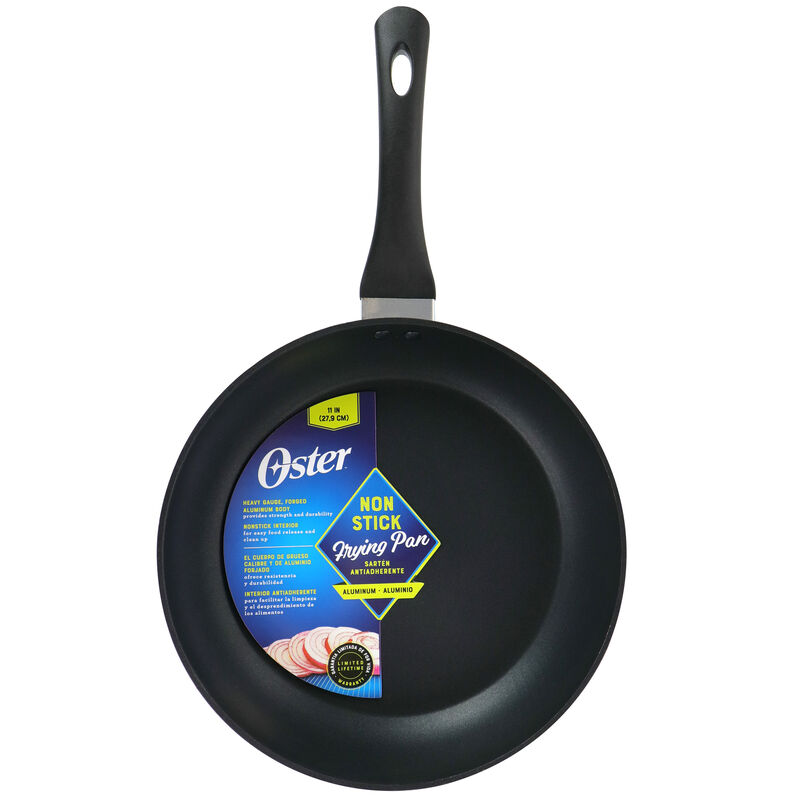 Oster Kono 11 Inch Aluminum Nonstick Frying Pan in Black