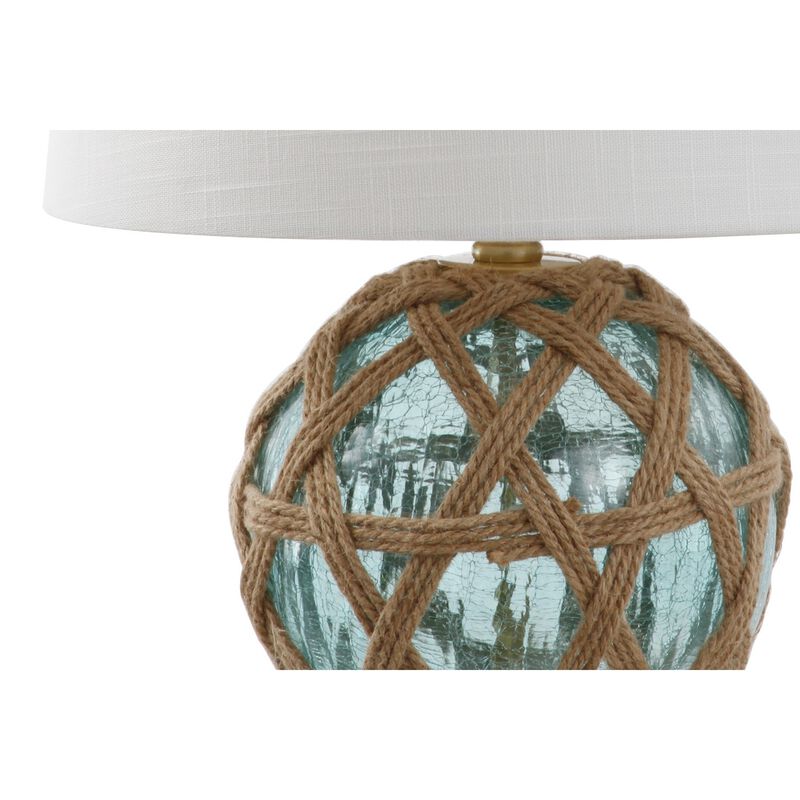 Andrews LED Glass/Rope Table Lamp