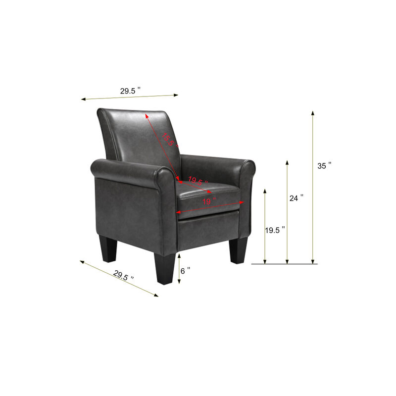 Accent Chairs, Comfy Sofa Chair, Armchair For Reading, Living Room, Bedroom, Office