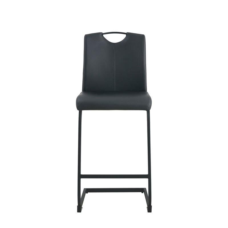 PU Chair Barstool Dining Counter Height Chair Set Of 2