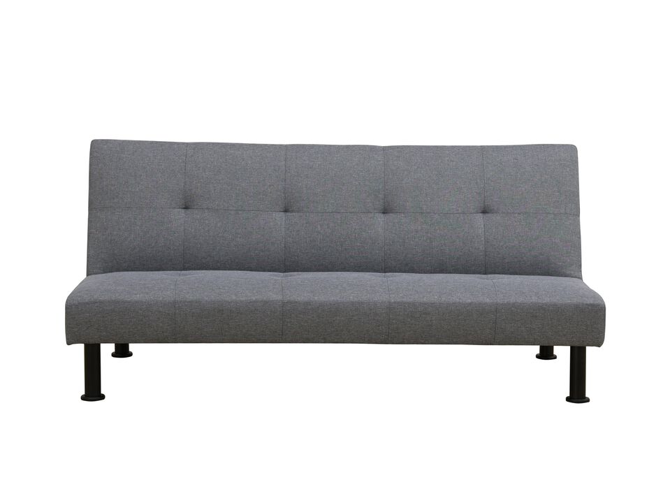 64 in. Linen Twin Size Sofa Bed