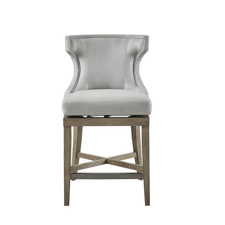 Belen Kox Rustic Elegance Wingback Swivel Stool, Belen Kox
