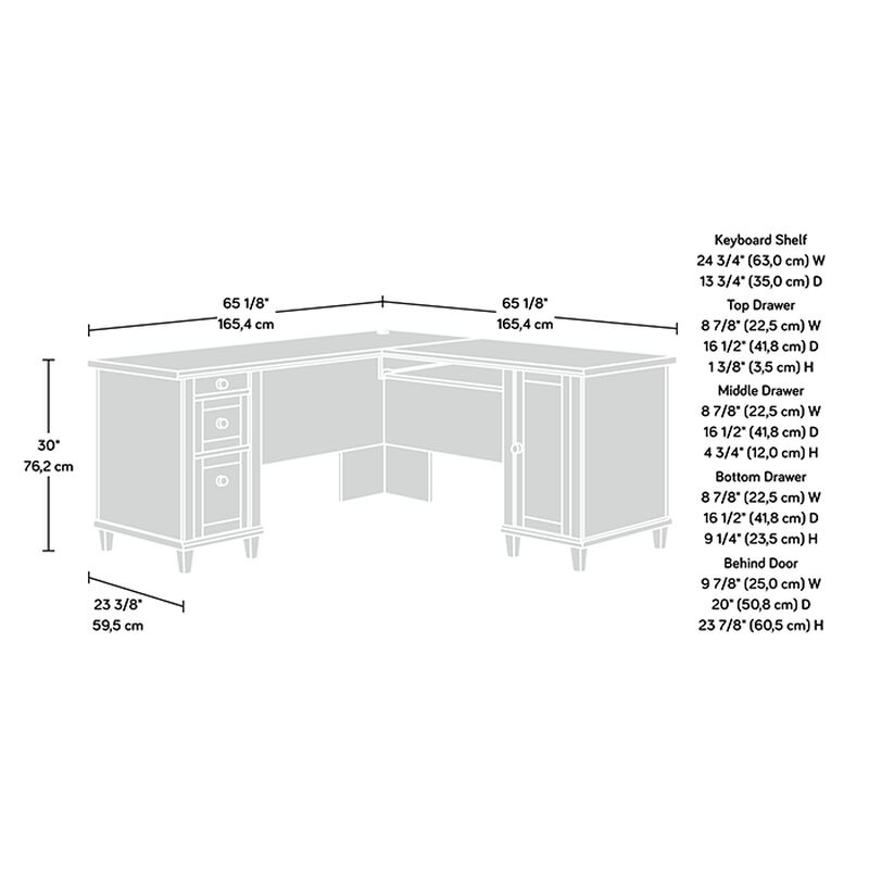 Hammond L-Shaped Desk