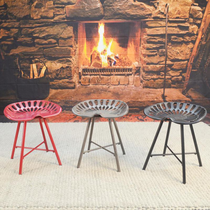 Carolina Living Jace Tractor Seat Stool - Industrial