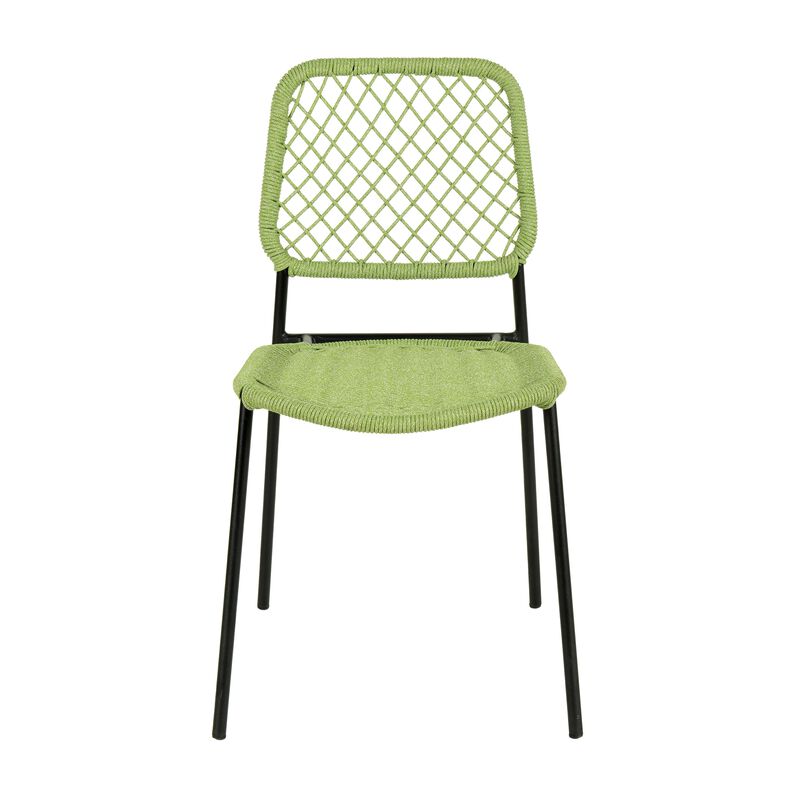 Lucy Natural Dyed Cord Outdoor Dining Chair