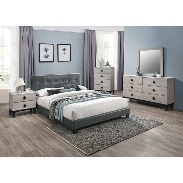 Streamdale Bedroom Furniture Contemporary Look Nightstand