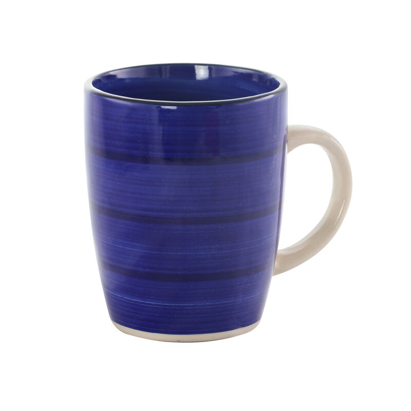 Gibson Home Color Vibes 12 Piece Handpainted Stoneware Dinnerware Set