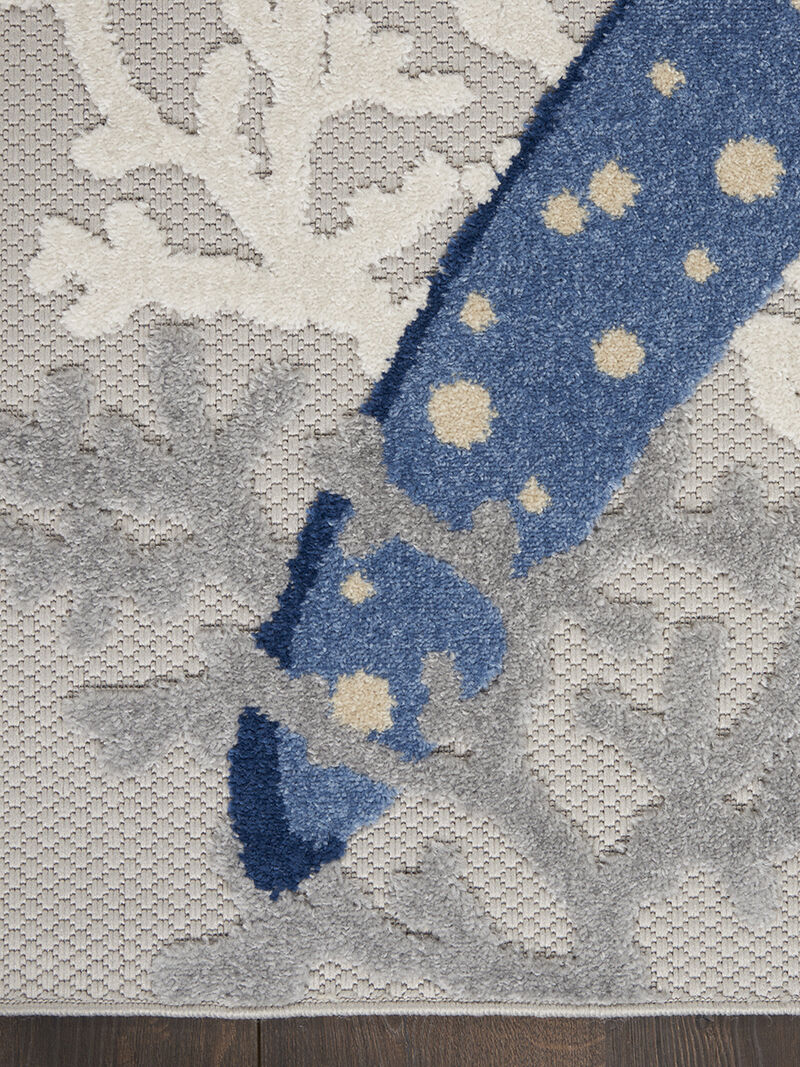 Aloha ALH24 Blue/Gray 9' x 12' Rug