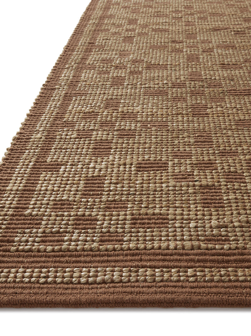 Judy JUD-07 Natural / Spice 7''9" x 9''9" Rug by Chris Loves Julia