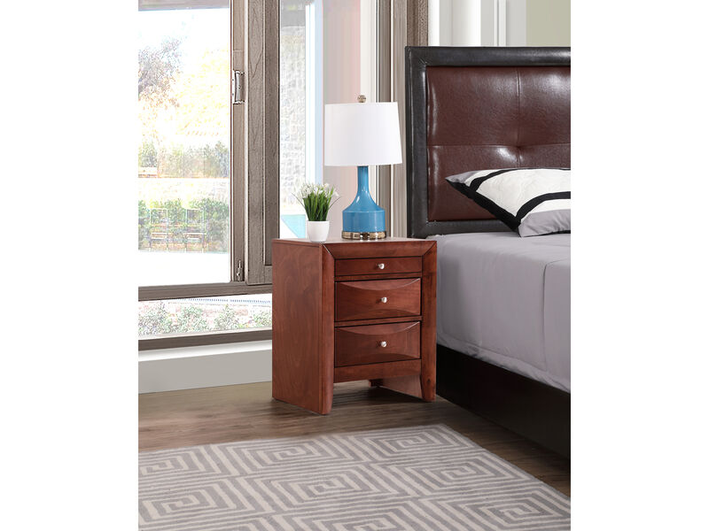 Marilla 3-Drawer Nightstand (28 in. H x 17 in. W x 23 in. D)