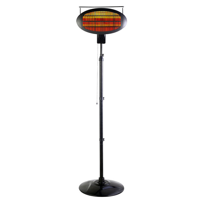 Optimus Garage-Outdoor Floor Standing Infrared Patio Heater with Remote