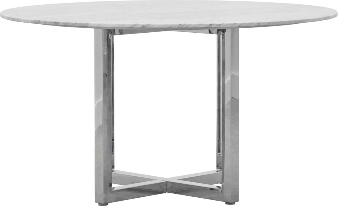 Modus Furniture International|Modus Direct Ship|Amalfi 48 Rd Din Tbl - Mbl/chr|Dining Round Table
