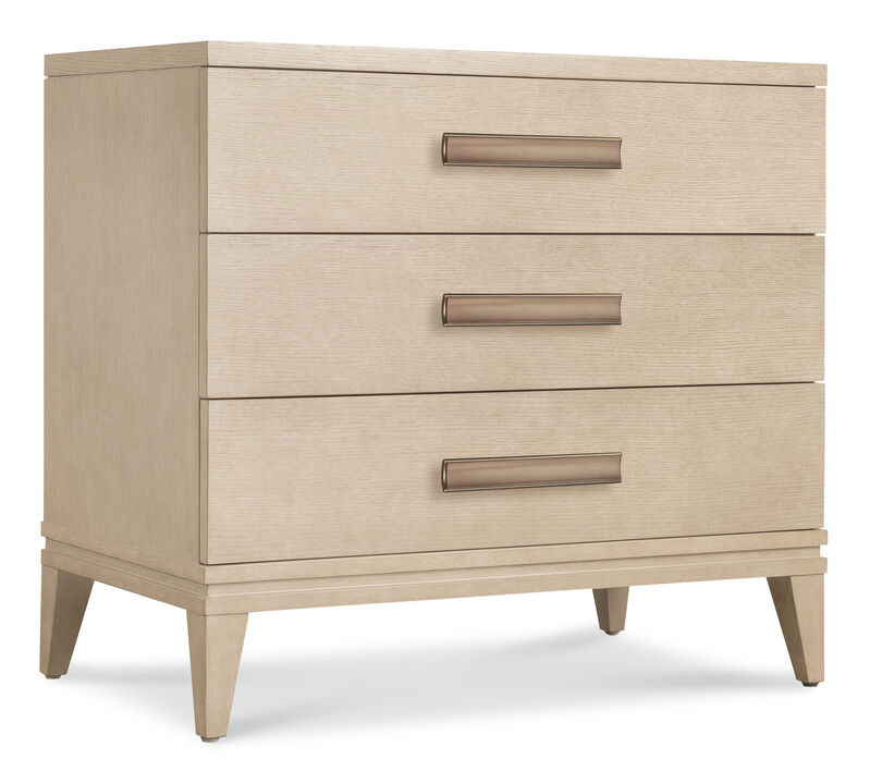 Wes2od 3-Drawer Nightstand
