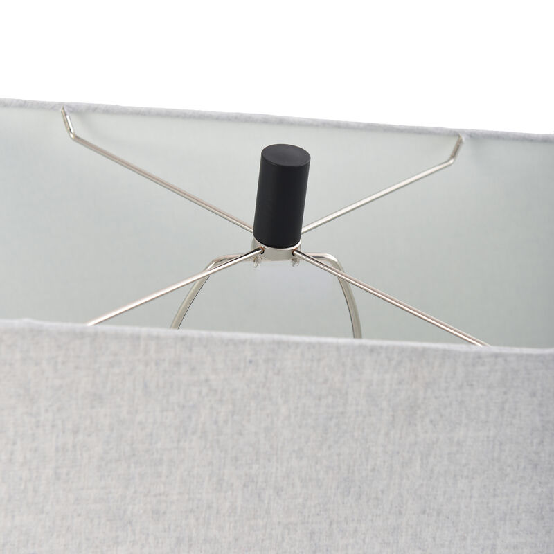 Metton Silver Table Lamp