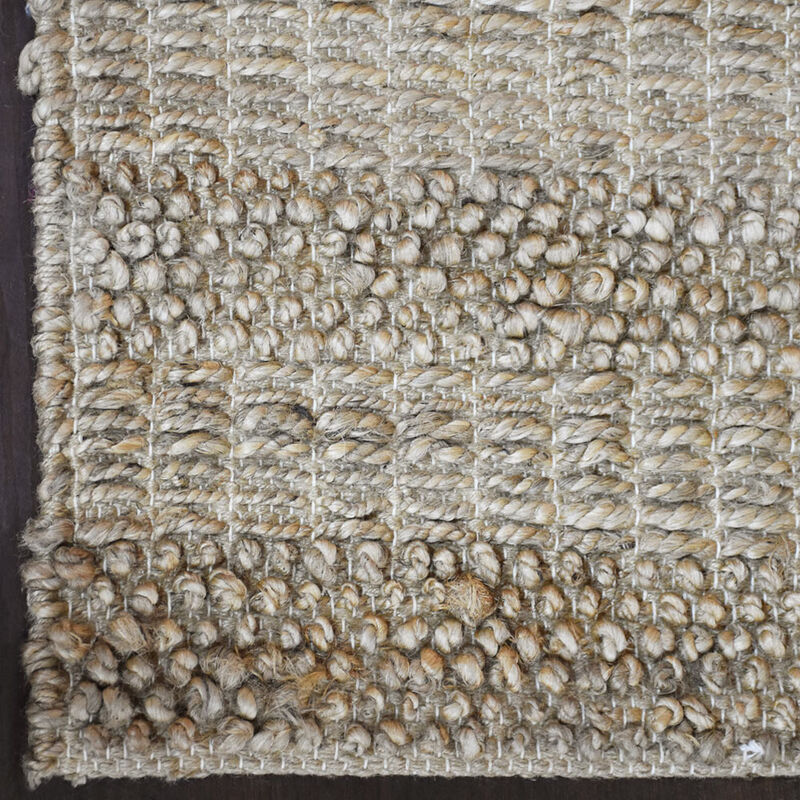 HAND WOVEN JUTE ECO-FRIENDLY Contemporary AREA RUGS  - 8'x10', Rectangle Shape, Beige Color, Contemporary, High Pile, Natural Fiber, Outdoor Indoor Handmade Area Rugs for Living Room (J00047)