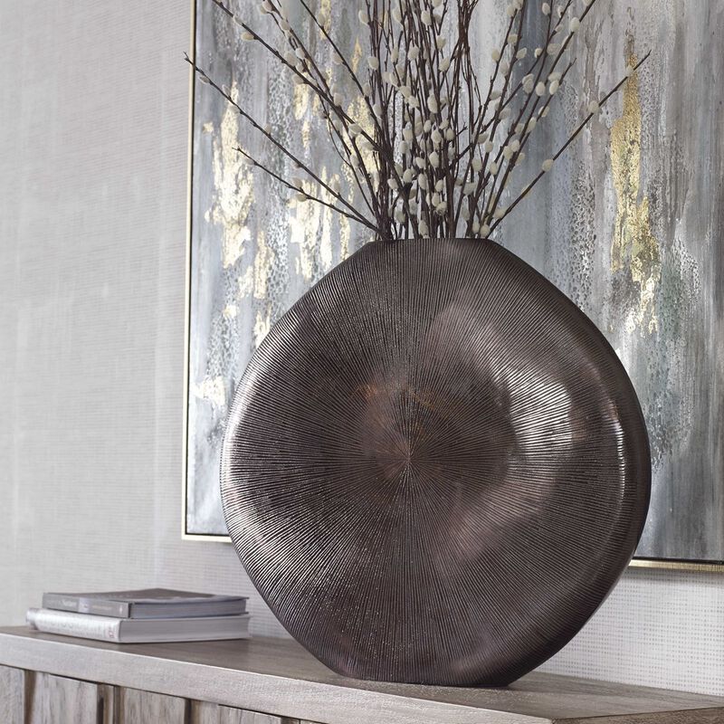 Gretchen Vase - Black Nickel